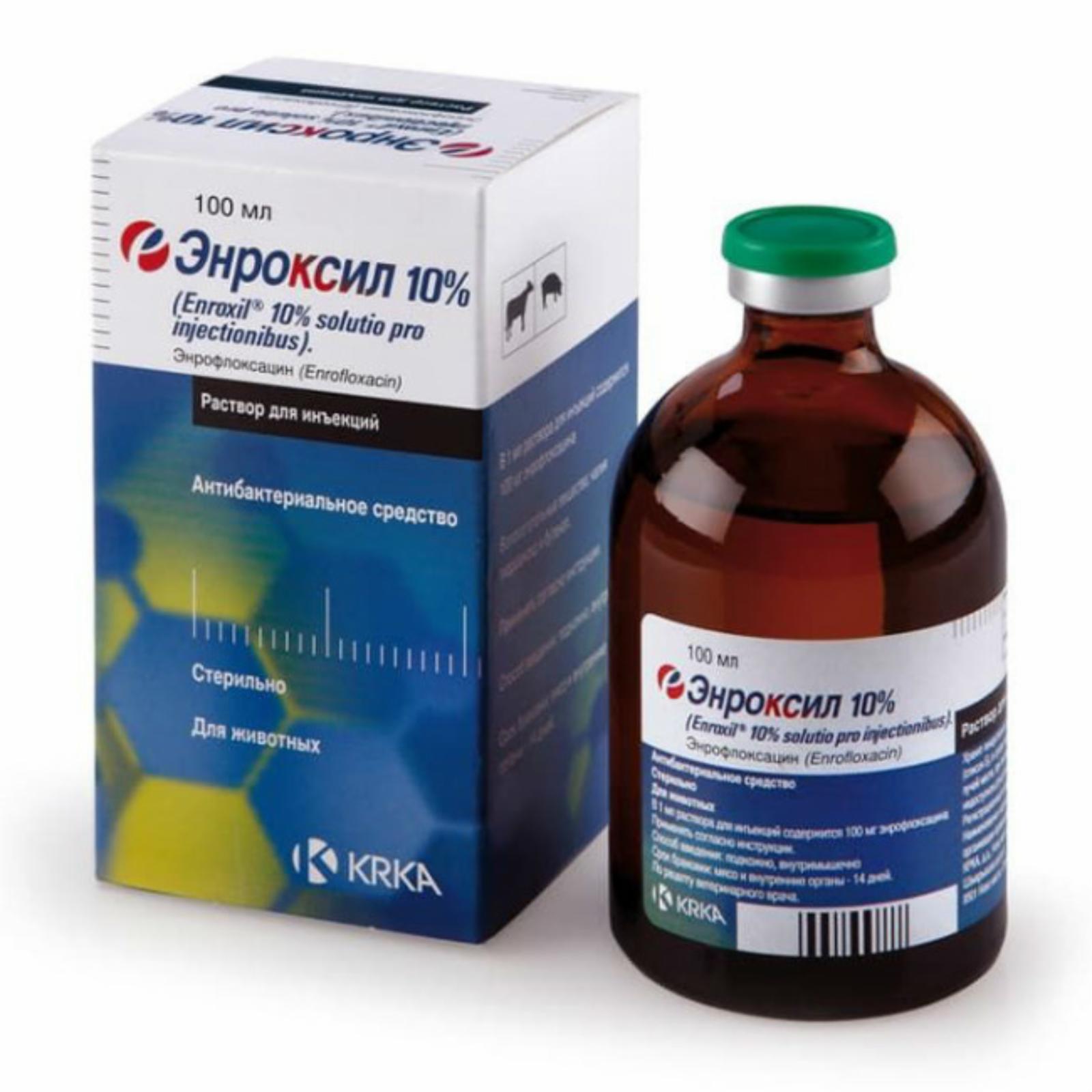 Лекарственные препараты KRKA Энроксил 10%, 100 мл (100 мл)